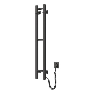 Električno sušilo za ručnike SILOUETTE 187W/230V 101,1 cm IP44 crna desna uglast