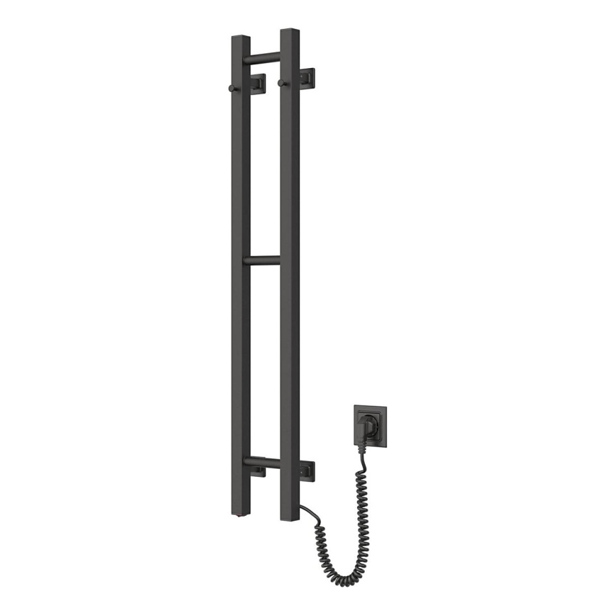 Električno sušilo za ručnike SILOUETTE 187W/230V 101,1 cm IP44 crna desna uglast
