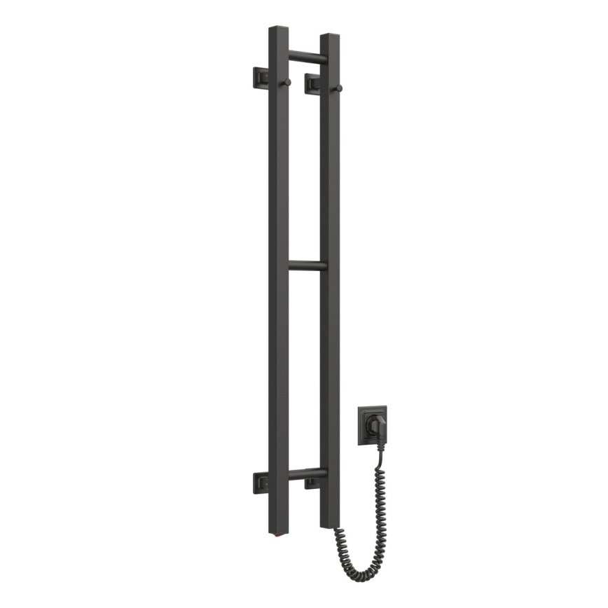 Električno sušilo za ručnike SILOUETTE 187W/230V 101,1 cm IP44 crna desna uglast