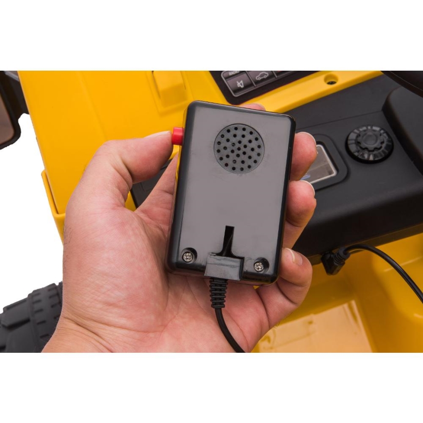 Električno vozilo Utovarivač CAT 60W/4500 mAh žuto/crno