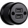Elhard - Keramička retro utičnica s 2x USB-A, crna
