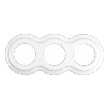 Elhard - Retro keramički trostruki okvir, bijele boje
