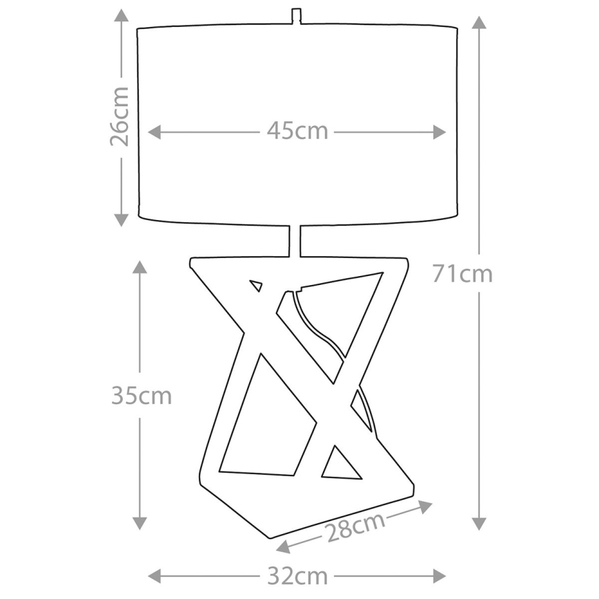Elstead - Stolna lampa AEGEUS 1xE27/60W/230V