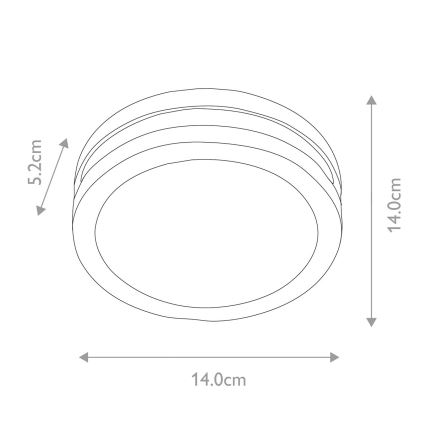 Elstead - LED vanjsko zidno svjetlo ANO 1xGX53/9W/230V IP54