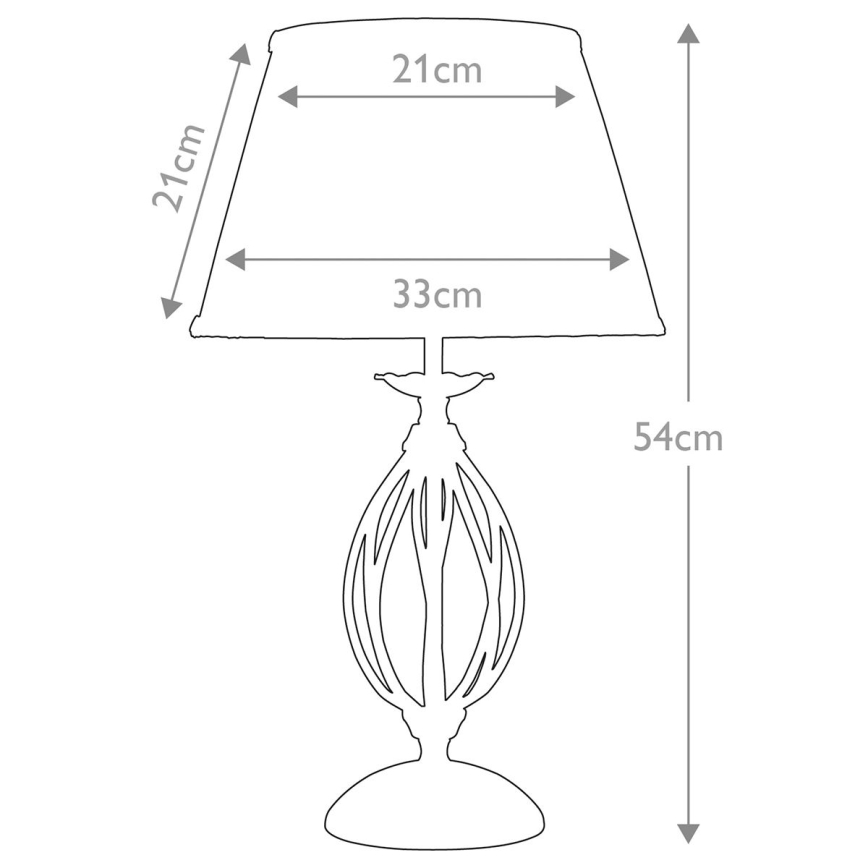 Elstead - Stolna lampa ARTISAN 1xE27/60W/230V brončana