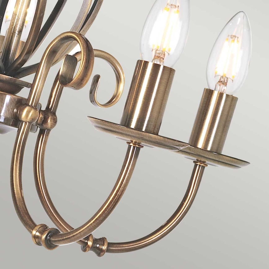 Elstead - Luster na lancu ARTISAN 5xE14/60W/230V