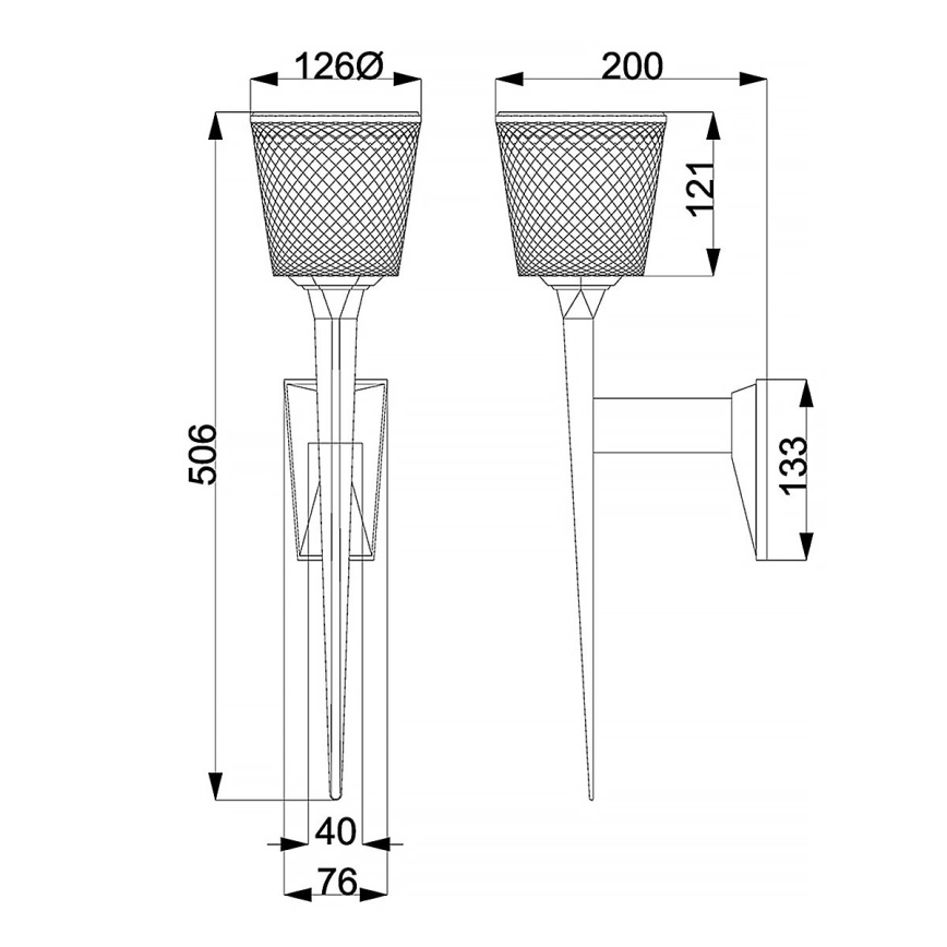Elstead - LED Zidna svjetiljka za kupaonicu VERITY 1xG9/3W/230V IP44