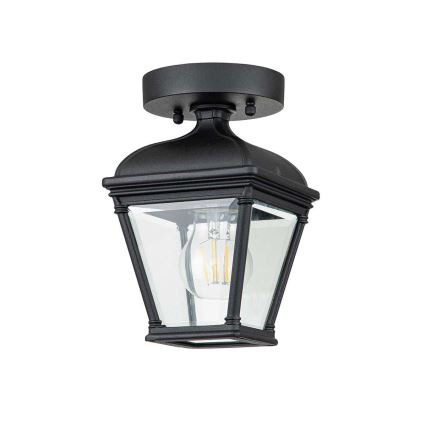 Elstead - Vanjska stropna svjetiljka BAYVIEW 1xE27/60W/230V IP44 crna