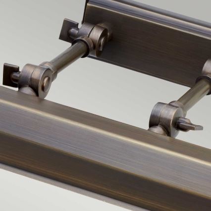 Elstead - Svjetlo za slike CHAWTON 4xE14/40W/230V brončano