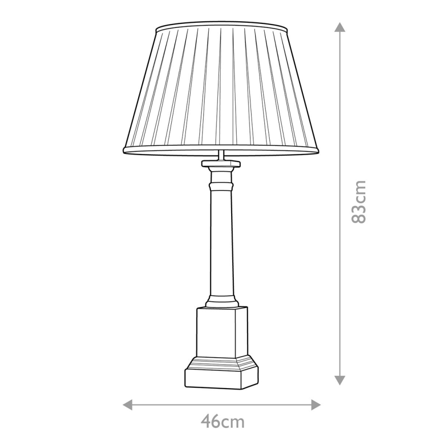 Elstead - Stolna lampa LOUVIERS 1xE27/60W/230V