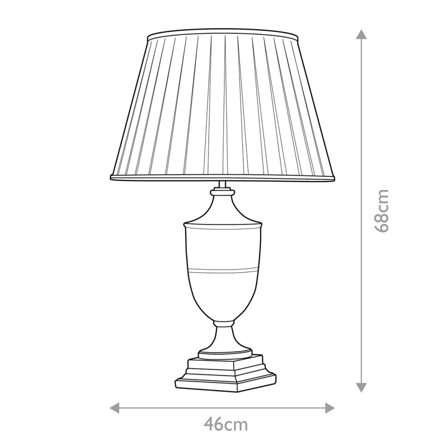 Elstead - Stolna lampa NARBONNE 1xE27/60W/230V