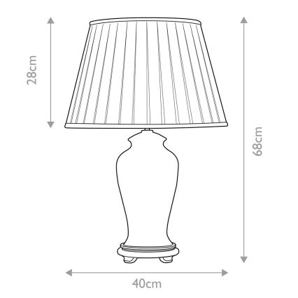 Elstead - Stolna lampa SASHI 1xE27/60W/230V