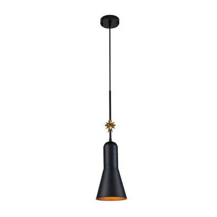 Elstead - Luster na sajli ETOILE 1xE27/60W/230V pr. 17,8 cm crna