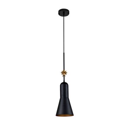 Elstead - Luster na sajli ETOILE 1xE27/60W/230V pr. 17,8 cm crna