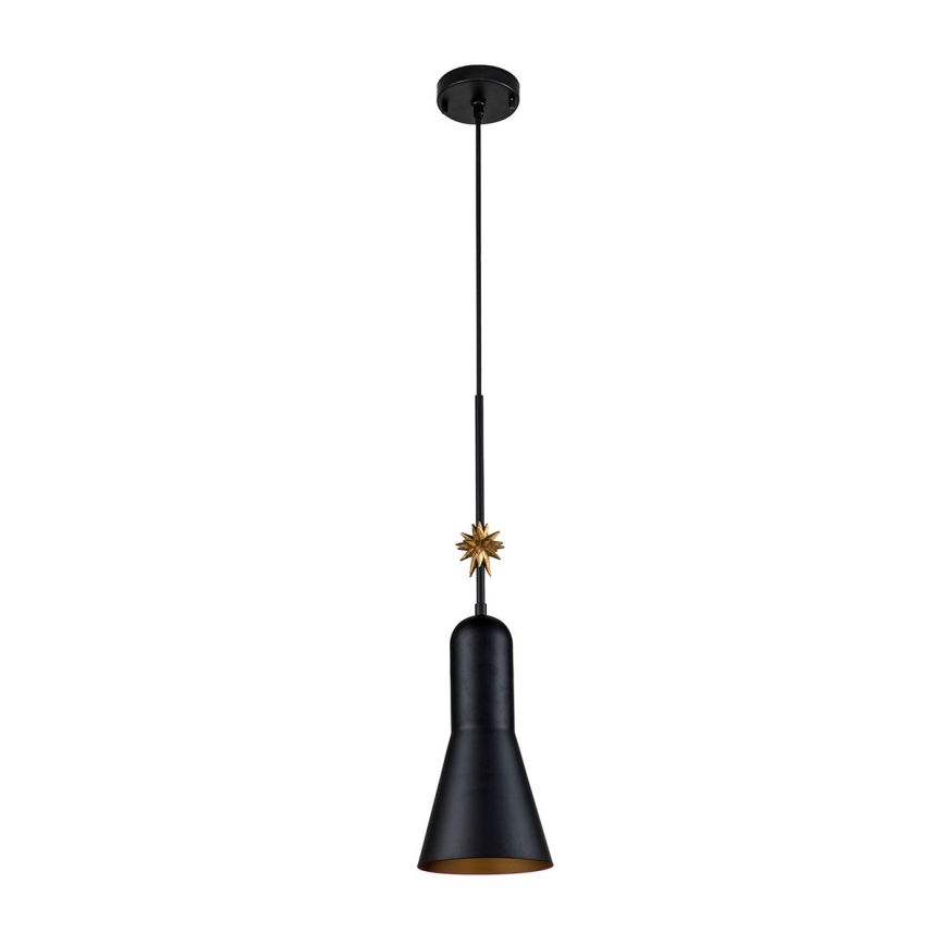 Elstead - Luster na sajli ETOILE 1xE27/60W/230V pr. 17,8 cm crna