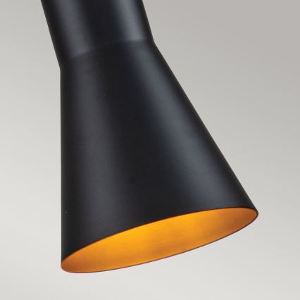 Elstead - Luster na sajli ETOILE 1xE27/60W/230V pr. 13,3 cm crna