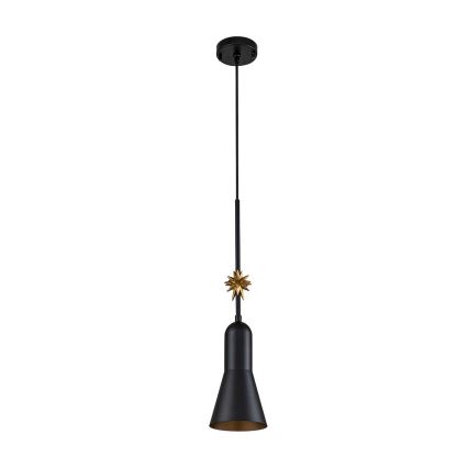 Elstead - Luster na sajli ETOILE 1xE27/60W/230V pr. 13,3 cm crna