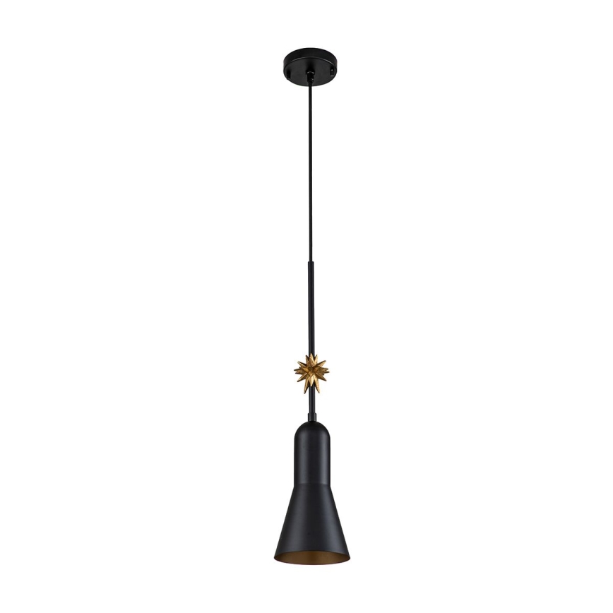 Elstead - Luster na sajli ETOILE 1xE27/60W/230V pr. 13,3 cm crna