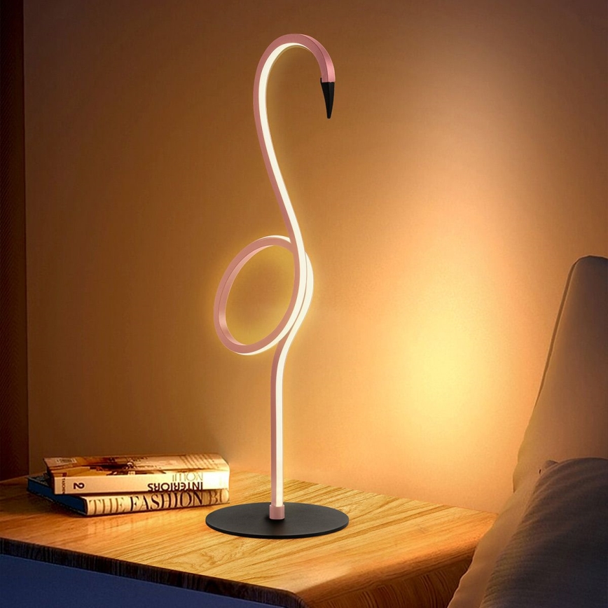 Elstead - LED stolna svjetiljka FLAMINGO LED/6W/230V 3000K ružičasta