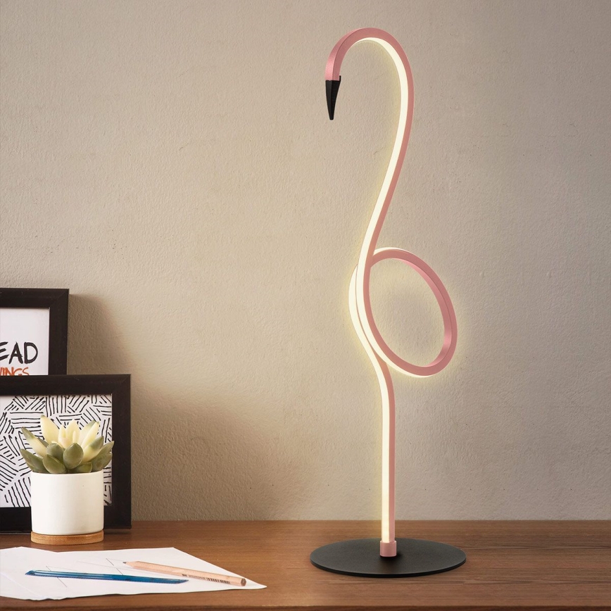 Elstead - LED stolna svjetiljka FLAMINGO LED/6W/230V 3000K ružičasta
