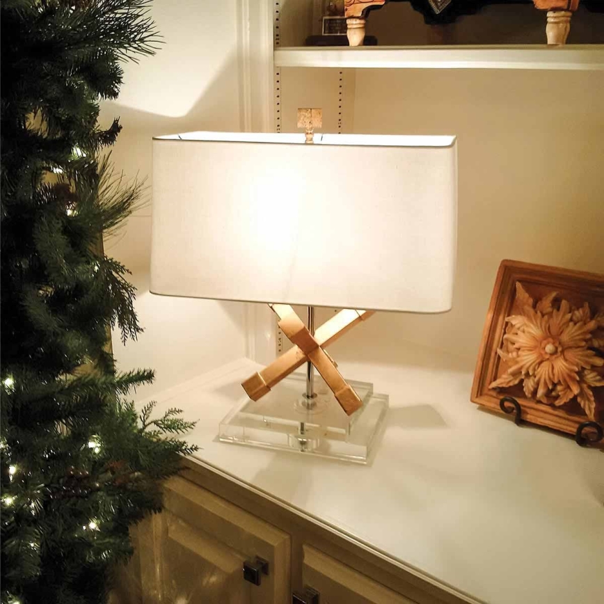 Elstead - Stolna lampa JACKSON SQUARE 1xE27/60W/230V