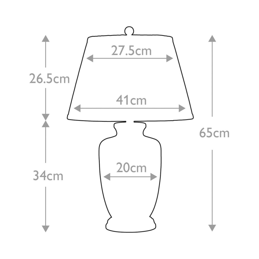 Elstead - Stolna lampa GOLD BIRDS 1xE27/60W/230V