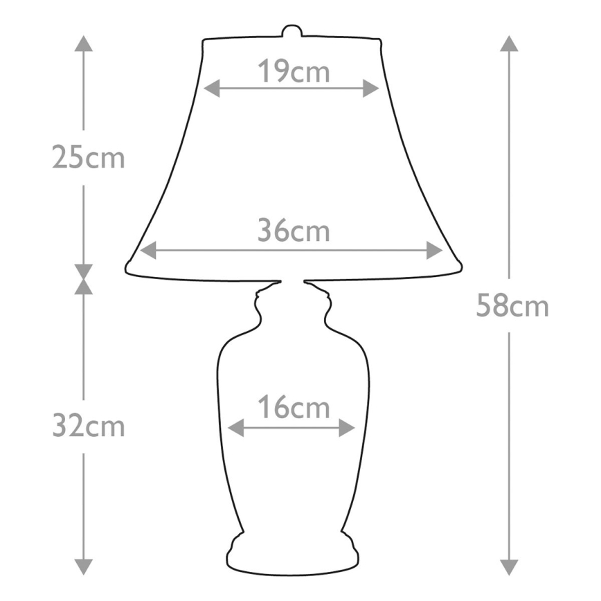 Elstead - Stolna lampa GOLDTHISTLE 1xE27/60W/230V