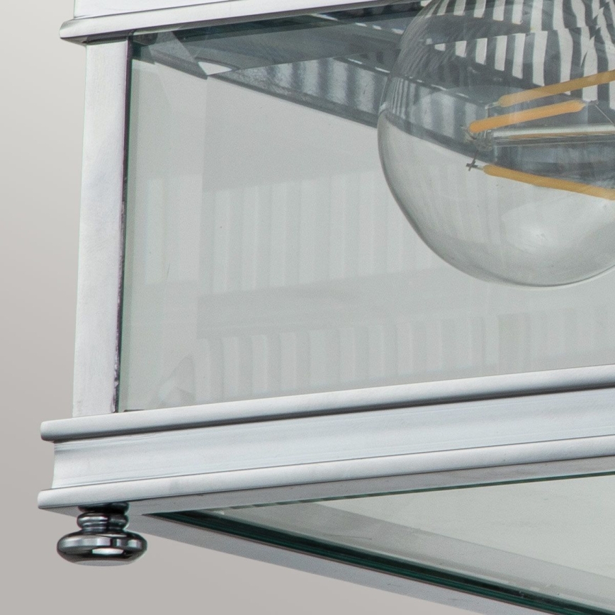 Elstead - Vanjsko stropno svjetlo HOLBORN 2xE27/60W/230V IP44 polirani krom