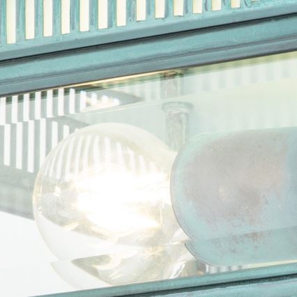 Elstead - Vanjsko stropno svjetlo HOLBORN 2xE27/60W/230V IP44 tirkizna