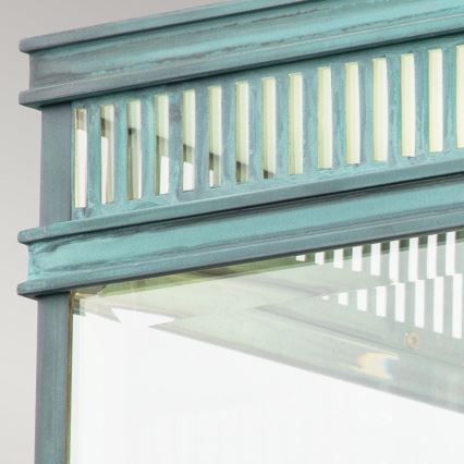 Elstead - Vanjsko stropno svjetlo HOLBORN 2xE27/60W/230V IP44 tirkizna