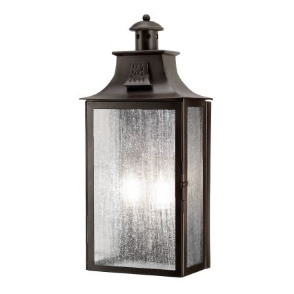Elstead - Vanjska zidna svjetiljka KENDAL 2xE14/60W/230V IP44