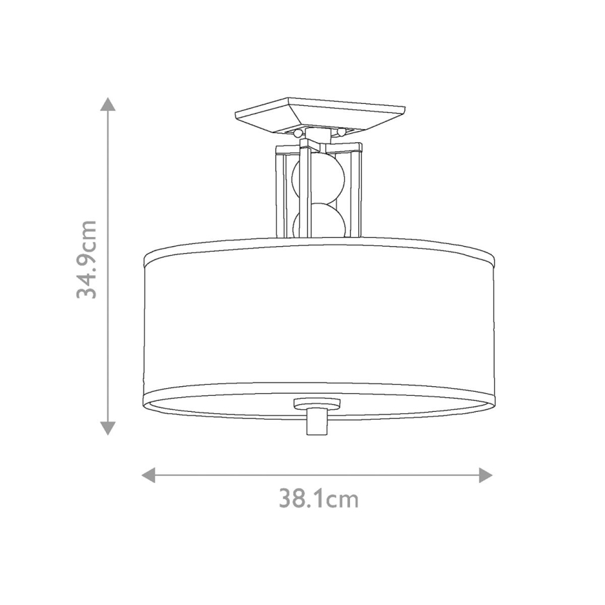 Elstead KL-CELESTIAL-SF - Nadgradni luster CELESTIAL 3xE27/100W/230V