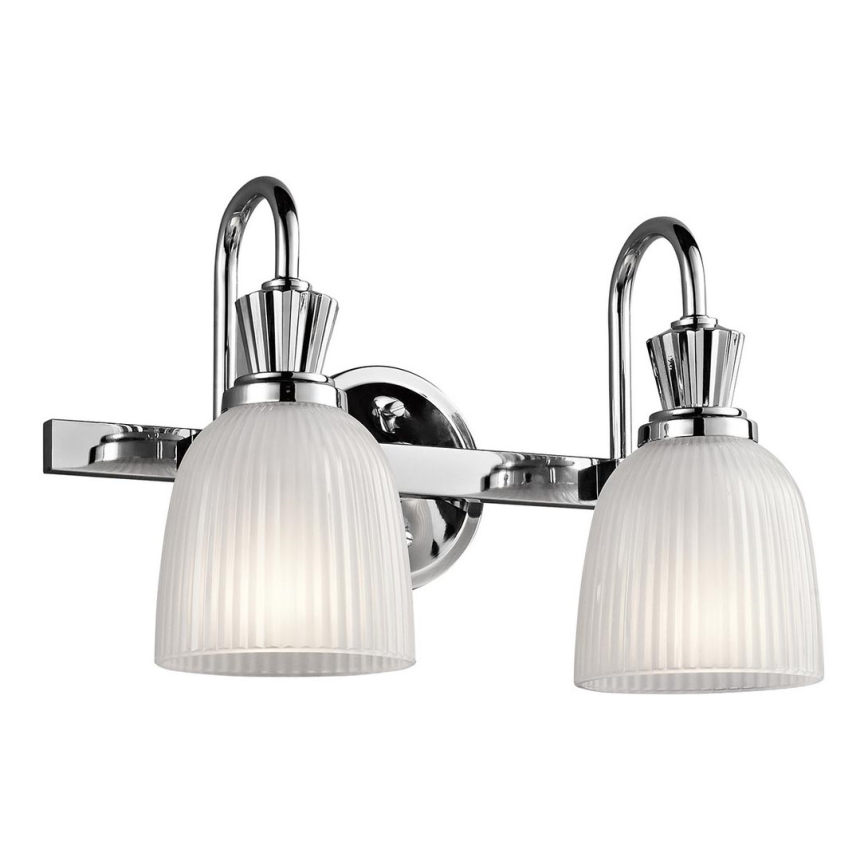 Elstead KL-CORA2-BATH - LED Zidna svjetiljka za kupaonicu CORA 2xG9/3W/230V IP44