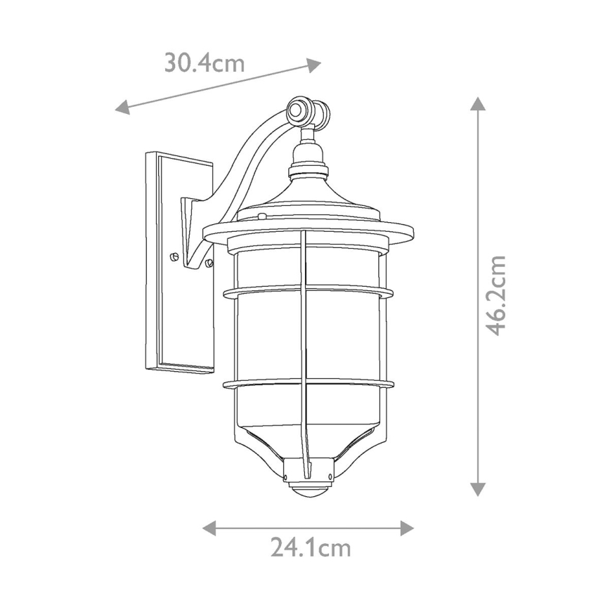 Elstead KL-ROYAL-MARINE2-M - Vanjska zidna svjetiljka ROYAL 1xE27/60W/230V IP44