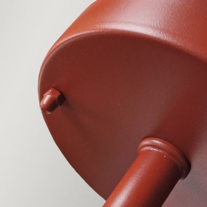 Elstead - Vanjsko zidno svjetlo KLAMPENBORG 1xE27/60W/230V IP44 crveno