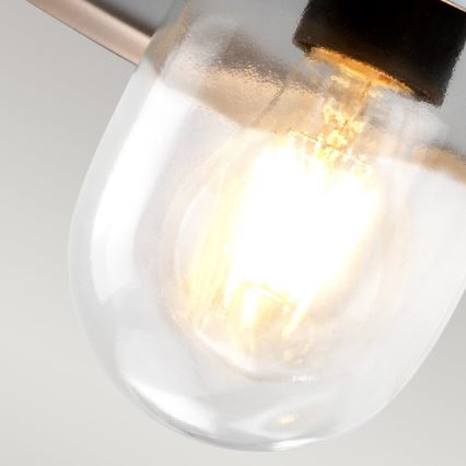 Elstead - Vanjska zidna svjetiljka KLAMPENBORG 1xE27/60W/230V IP44 matni krom