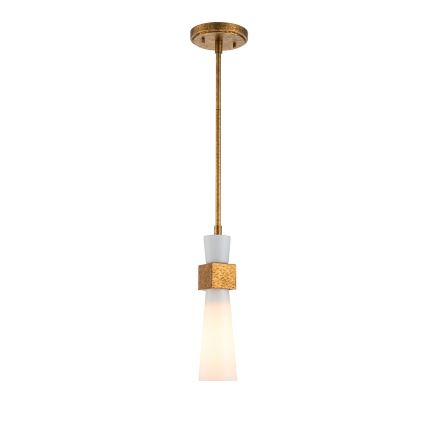 Elstead - Luster na stalku KRISTY 1xE27/40W/230V Ø 15,2 cm bakrena