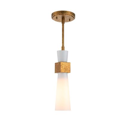 Elstead - Luster na stalku KRISTY 1xE27/40W/230V Ø 15,2 cm bakrena