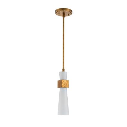 Elstead - Luster na stalku KRISTY 1xE27/40W/230V Ø 15,2 cm bakrena