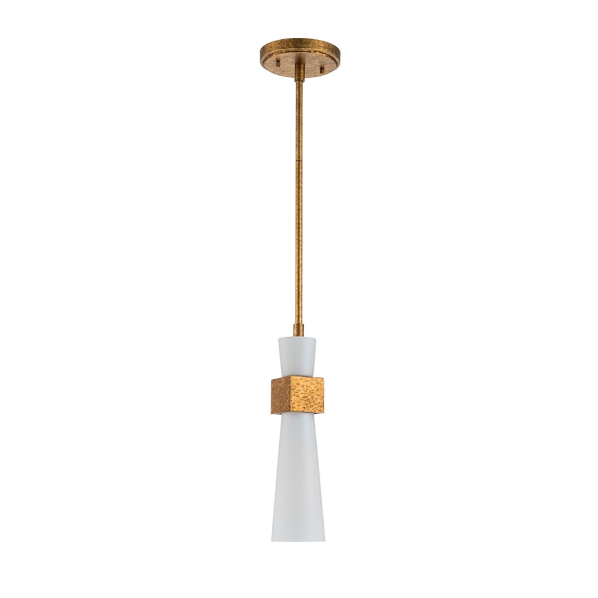 Elstead - Luster na stalku KRISTY 1xE27/40W/230V Ø 15,2 cm bakrena