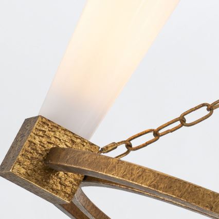 Elstead - Luster na štapu KRISTY 4xE27/40W/230V bakreni