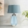 Elstead - LED Stolna lampa LENA 1xE27/40W/230V + 1xGU10/7W 74 cm plava