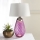 Elstead - LED Stolna lampa LENA 1xE27/40W/230V + 1xGU10/7W 74 cm ružičasta/bijela