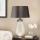Elstead - LED Stolna lampa LENA 1xE27/40W/230V + 1xGU10/7W 74 cm siva
