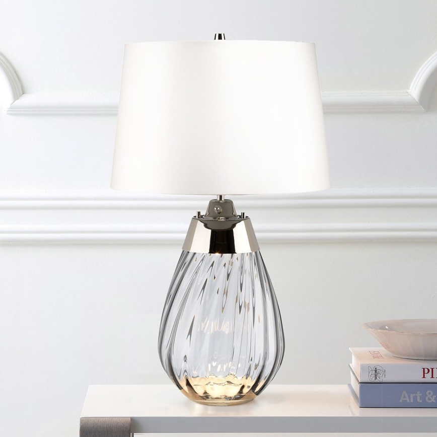 Elstead - LED Stolna lampa LENA 1xE27/60W/230V + 1xGU10/7W 60,5 cm bijela