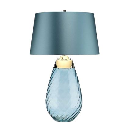 Elstead - LED Stolna lampa LENA 1xE27/40W/230V + 1xGU10/7W 74 cm plava