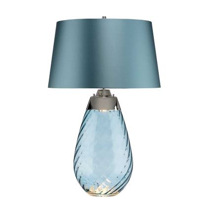 Elstead - LED Stolna lampa LENA 1xE27/40W/230V + 1xGU10/7W 74 cm plava