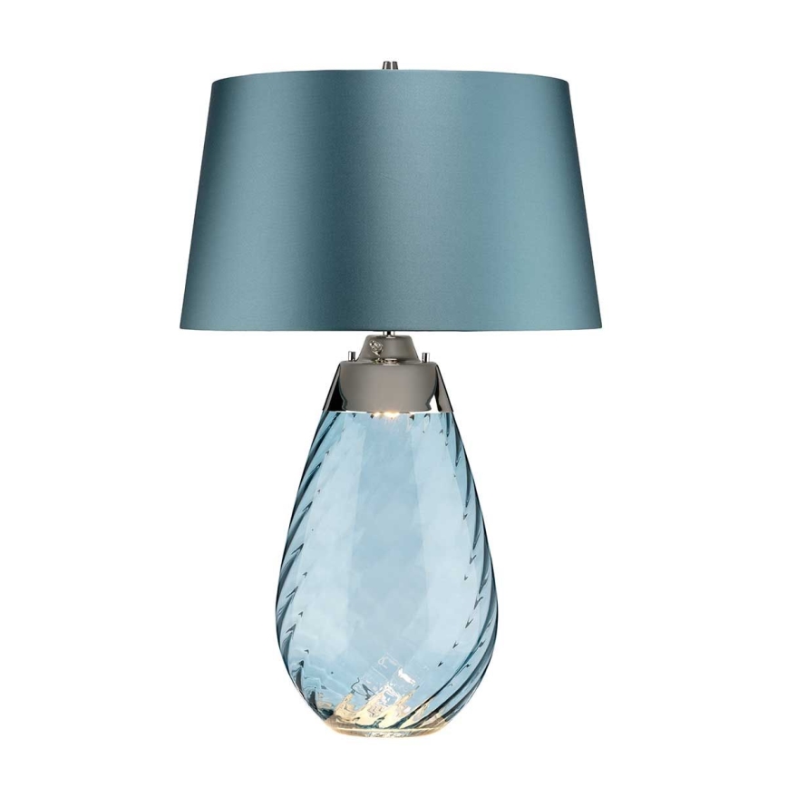 Elstead - LED Stolna lampa LENA 1xE27/40W/230V + 1xGU10/7W 74 cm plava