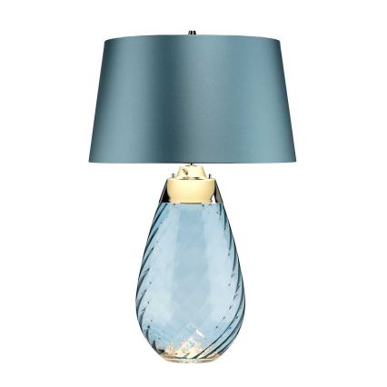 Elstead - LED Stolna lampa LENA 1xE27/40W/230V + 1xGU10/7W 74 cm plava
