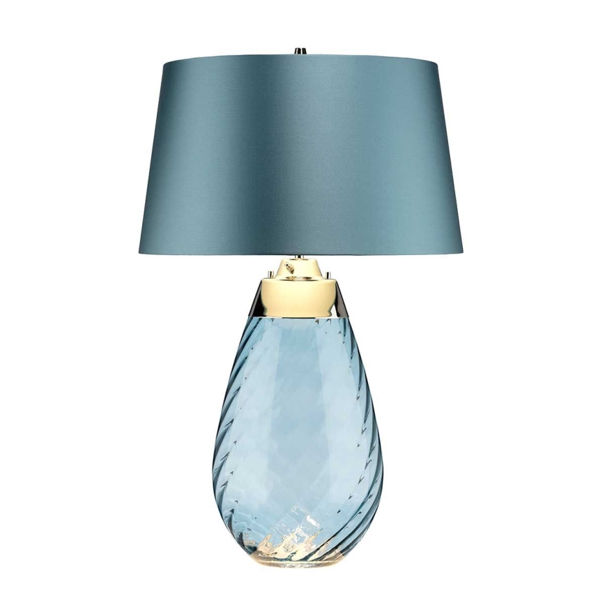 Elstead - LED Stolna lampa LENA 1xE27/40W/230V + 1xGU10/7W 74 cm plava